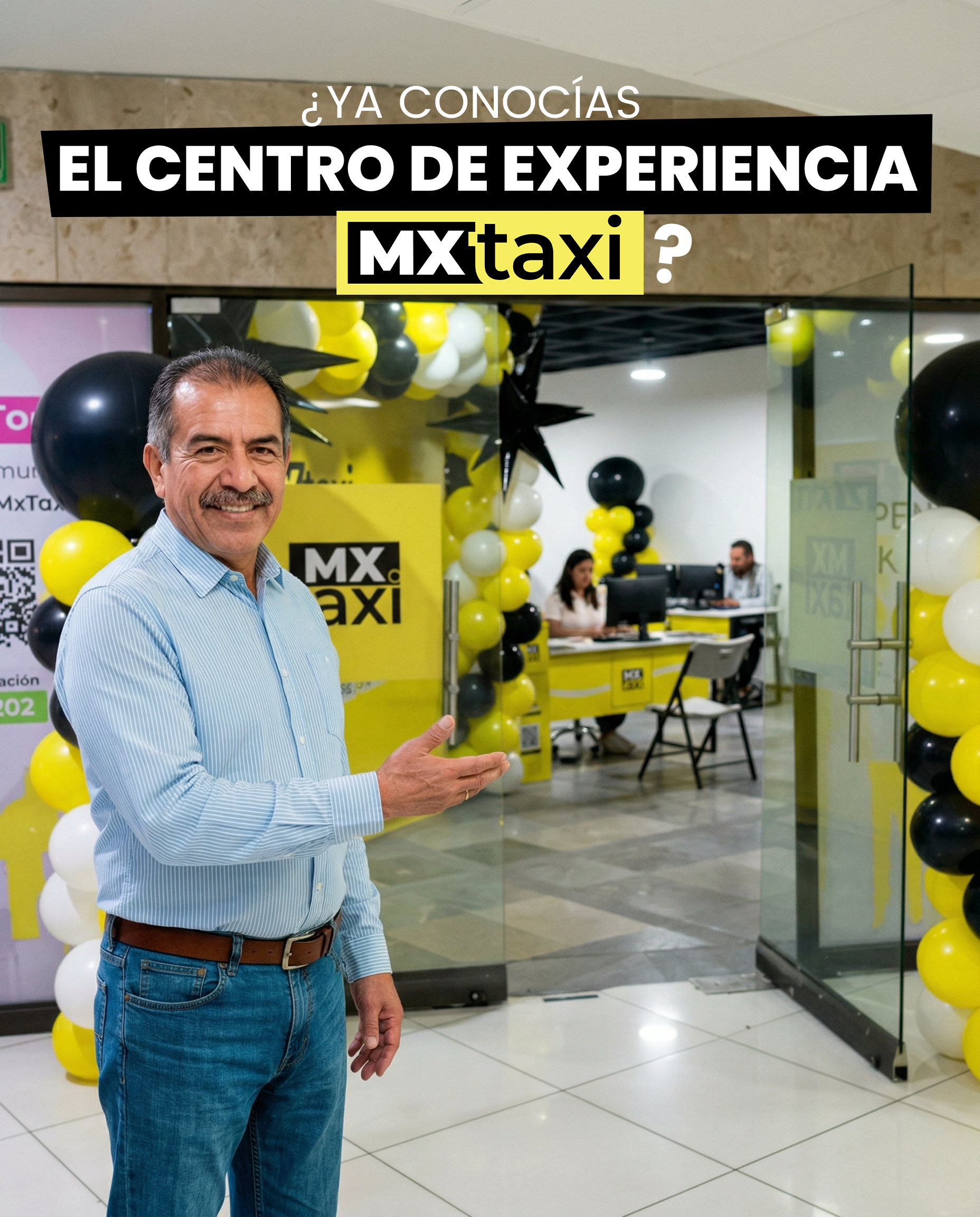 Visita el Centro de Experiencia MX Taxi